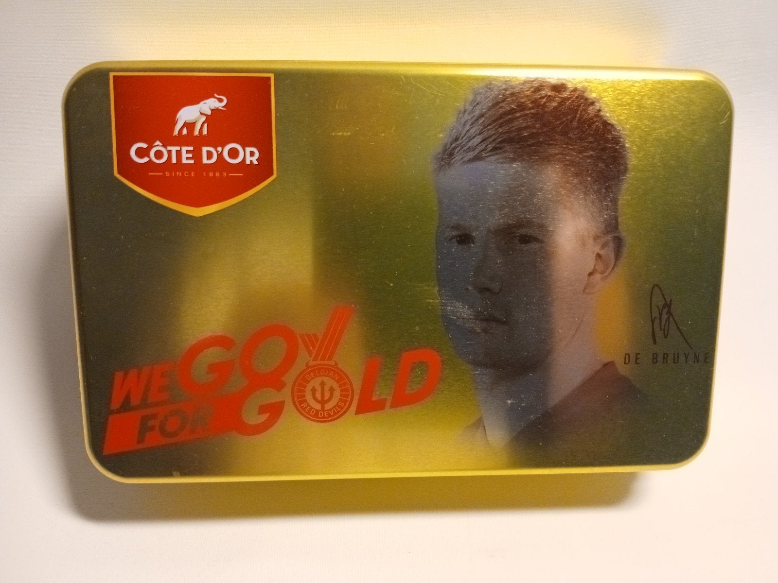 Kevin De Bruyne  doosje, Verzamelen, Sportartikelen en Voetbal, Ophalen of Verzenden