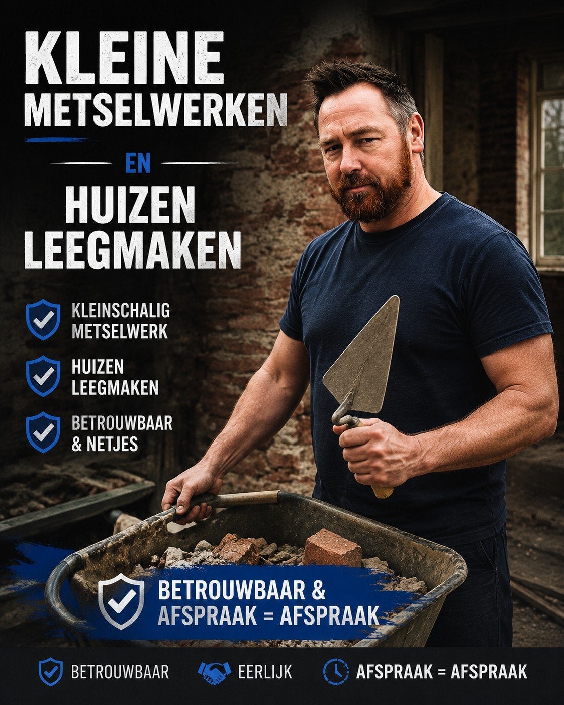 Hulpverlening voor huizen leeg te maken of vuil weg te doen., Ophalen of Verzenden