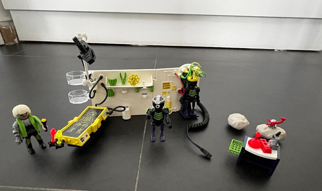 Playmobil 4880 Gangsterlaboratorium Top Agents, Kinderen en Baby's, Ophalen, Gebruikt
