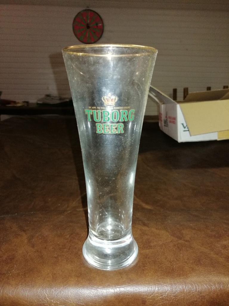 6 tuborg glazen, Verzamelen, Ophalen of Verzenden