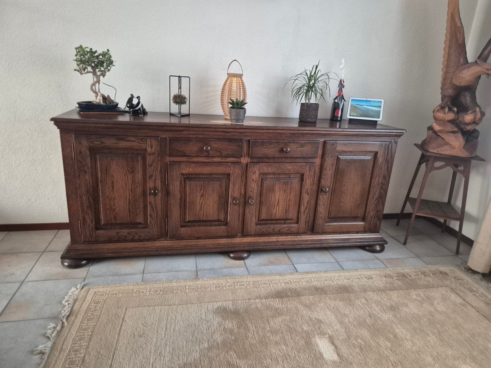Massief eiken dressoir, Antiek en Kunst, Ophalen