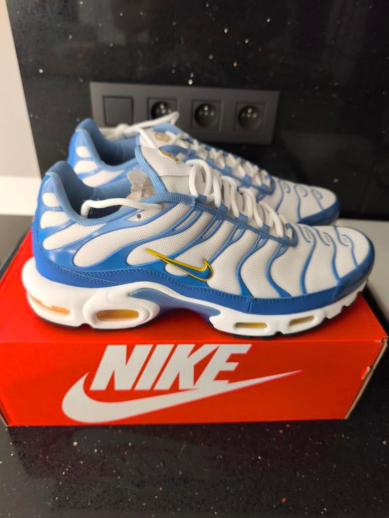 Nike Air Max Plus TN White Lyon Blue neuves T46, Enlèvement, Bleu