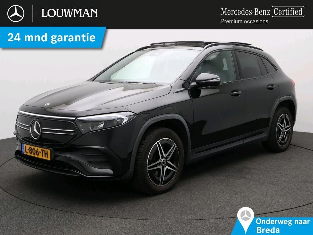 Mercedes-Benz EQA 250 Business Solution AMG 67 kWh AMG Line, Auto's, Mercedes-Benz, Automaat, Zwart, Zwart, Elektrisch