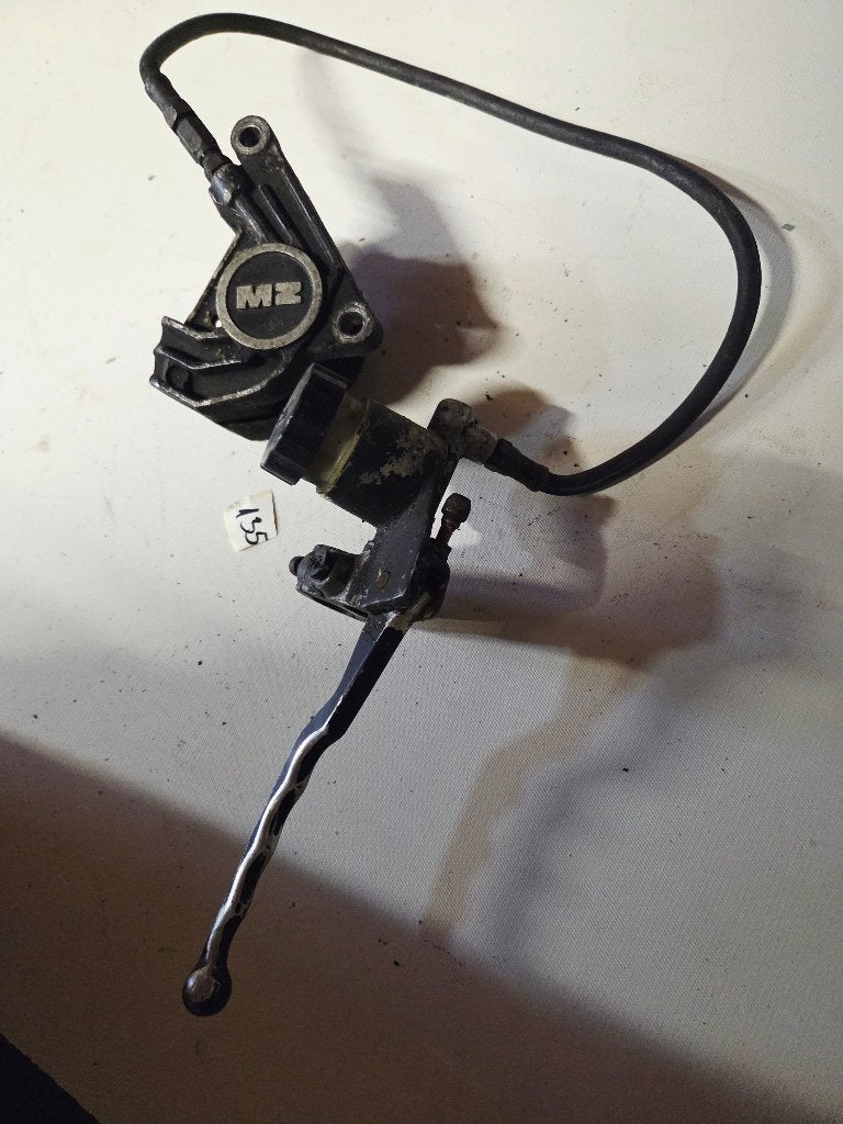 MZ ETZ 125/150/250/251 – Remklauw met hoofdremcilinder DDR, Envoi, Utilisé