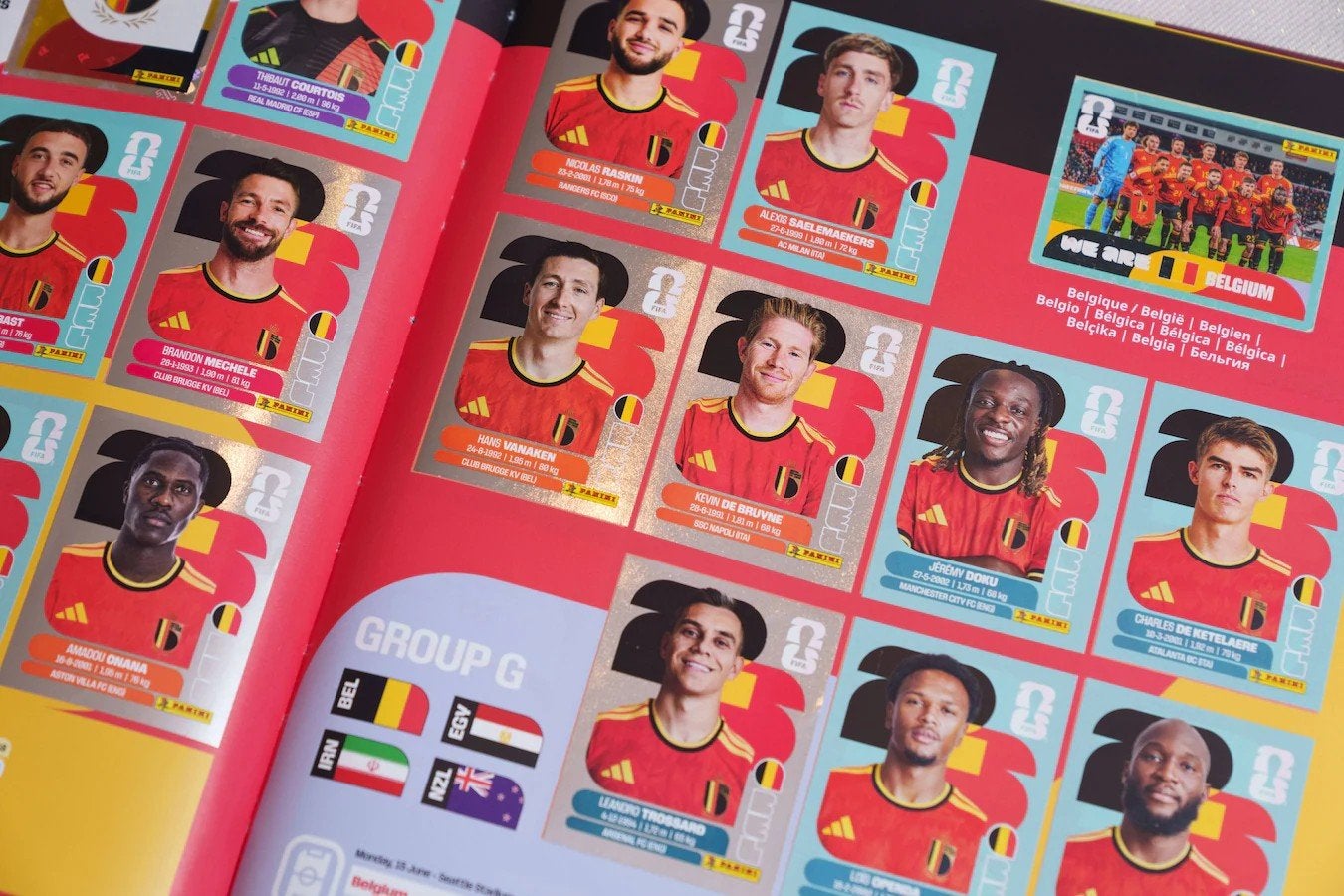 Panini stickers ruilen, Ophalen