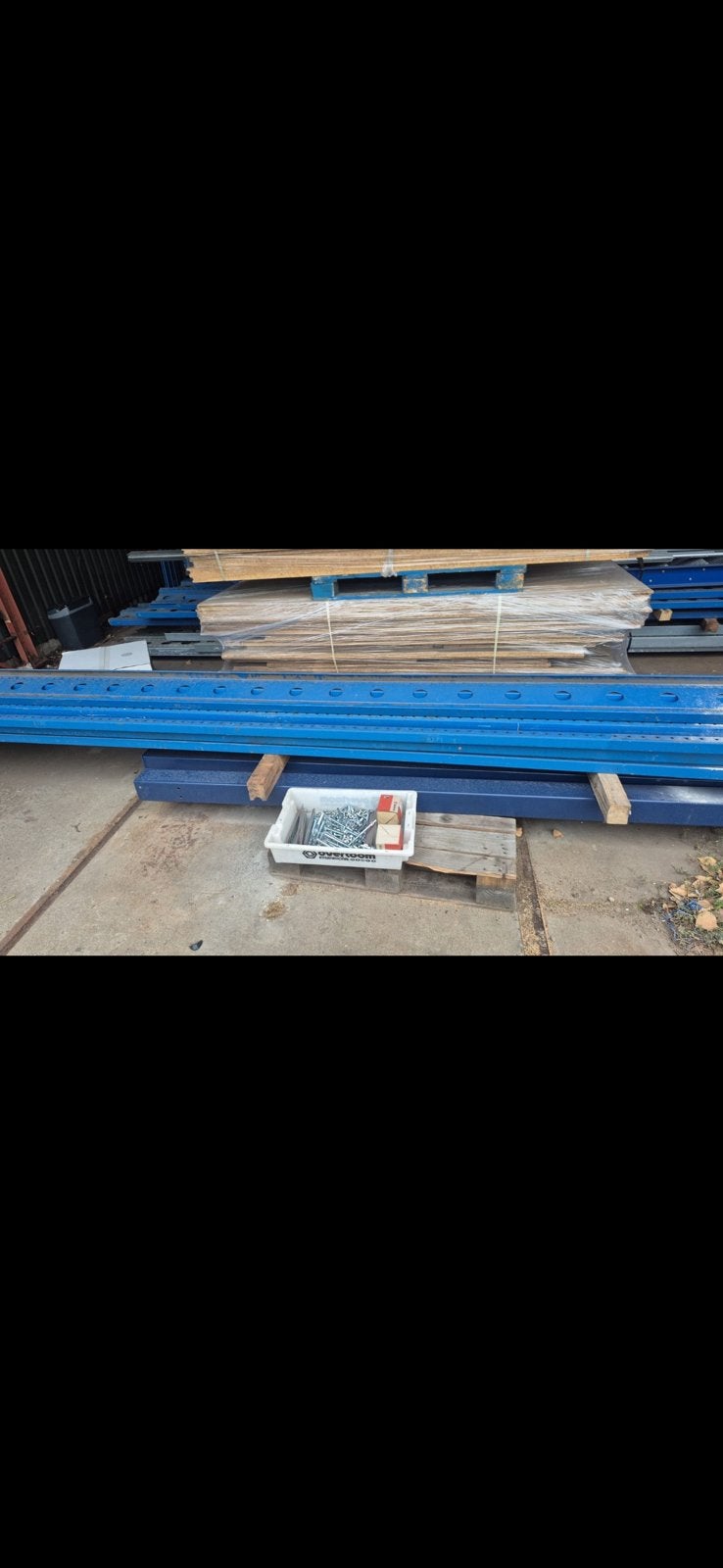 Magazijnvloer 108 m2, Doe-het-zelf en Bouw, Ophalen, Gebruikt