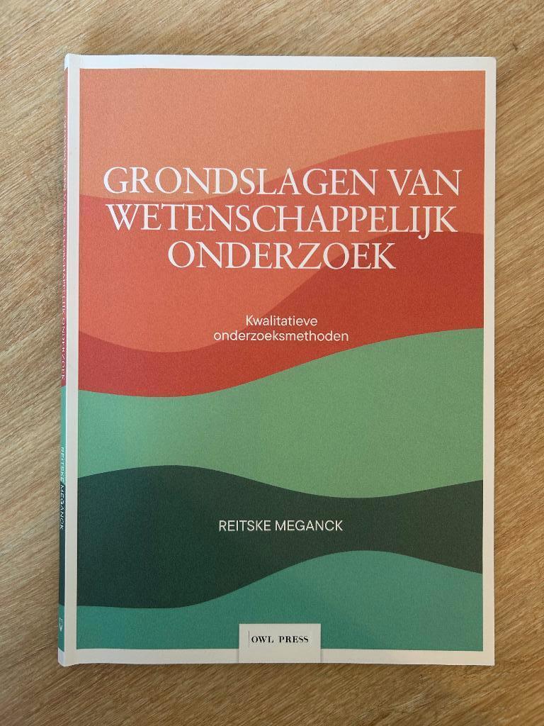 Grondslagen van wetenschappelijk onderzoek: Reitske Meganck, Gelezen, Owl press, Verzenden, Hoger Onderwijs