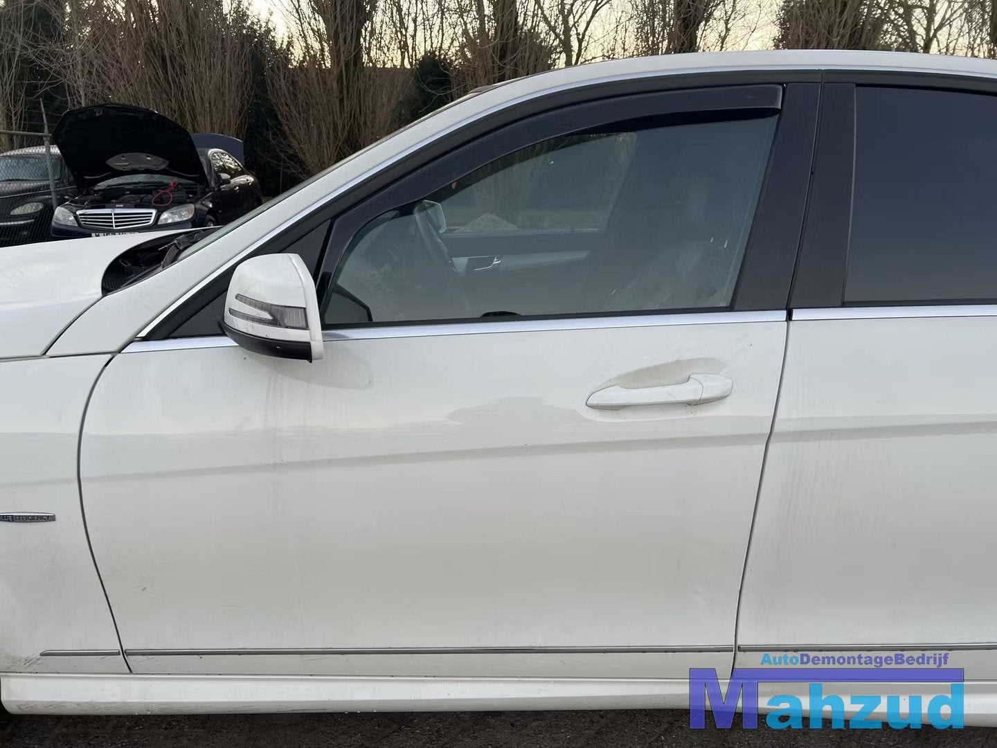 MERCEDES C KLASSE W204 WIT 650 links voor deur 2007-2011, Auto-onderdelen, Gebruikt, Mercedes-Benz AG, Deur, Mercedes-Benz