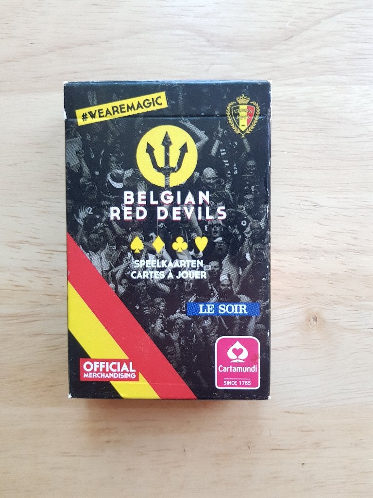 Jeu de cartes Diables Rouges, Enlèvement, Neuf