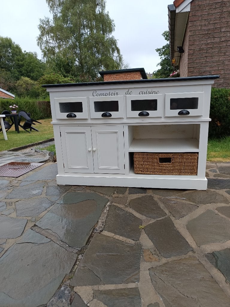 Keukenmeubilair, Huis en Inrichting, Keuken | Complete keukens, Ophalen, Gebruikt, Wit, Overige typen