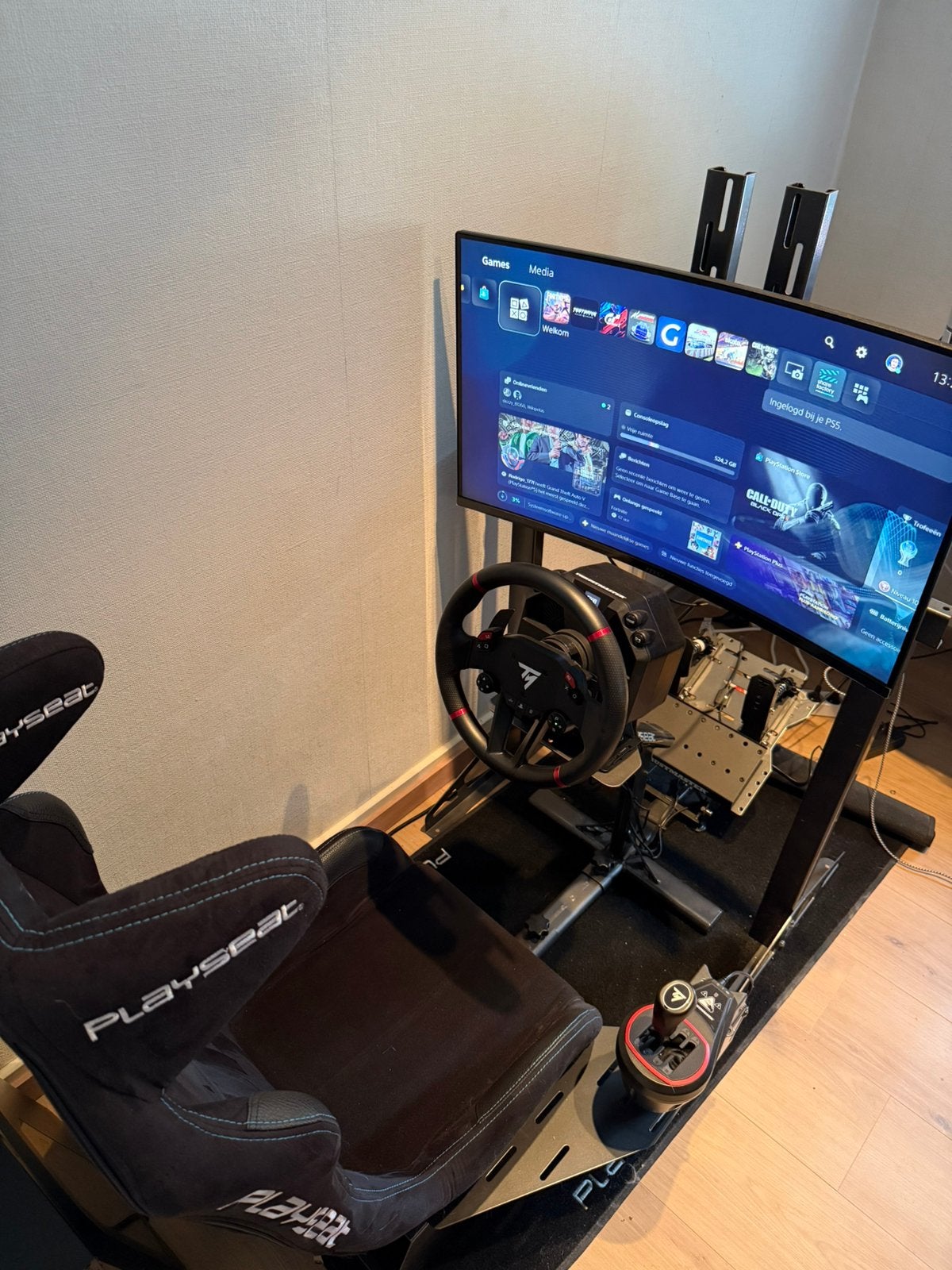 Complete Racing Simulator – Thrustmaster T598, Informatique & Logiciels, Joysticks, Comme neuf, Enlèvement
