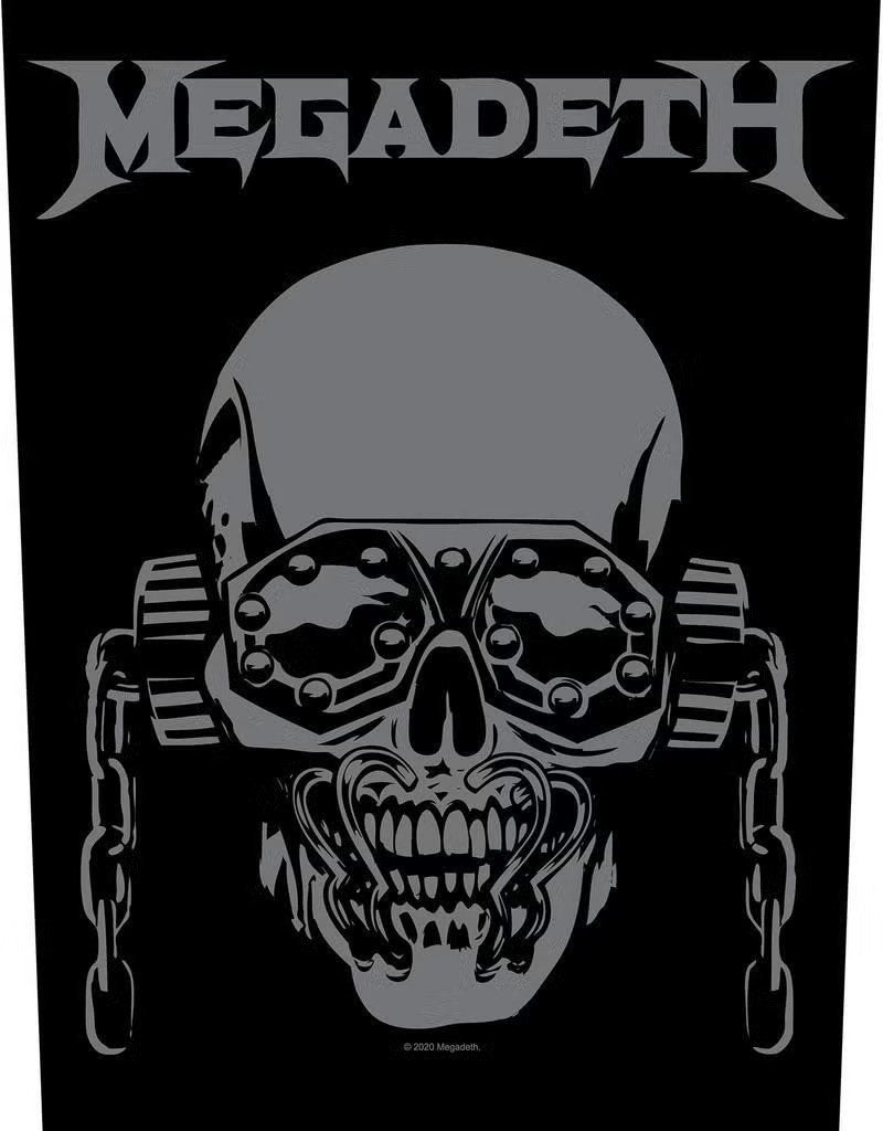Megadeth Vic Rattlehead - Rugpatch officiële merchandise, Enlèvement ou Envoi, Neuf