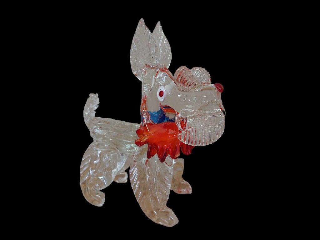 Schotse Terriër Murano Art Deco 23 cm, Antiek en Kunst, Ophalen