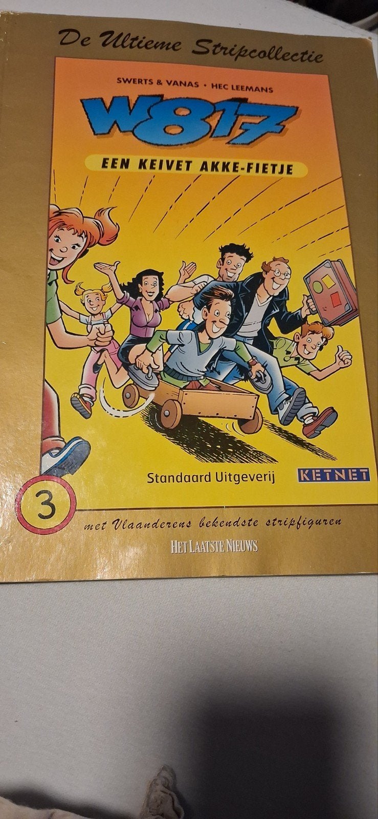 w817 een keivet akke-fietje, Livres, Une BD, Enlèvement, Comme neuf, Hec Leemans