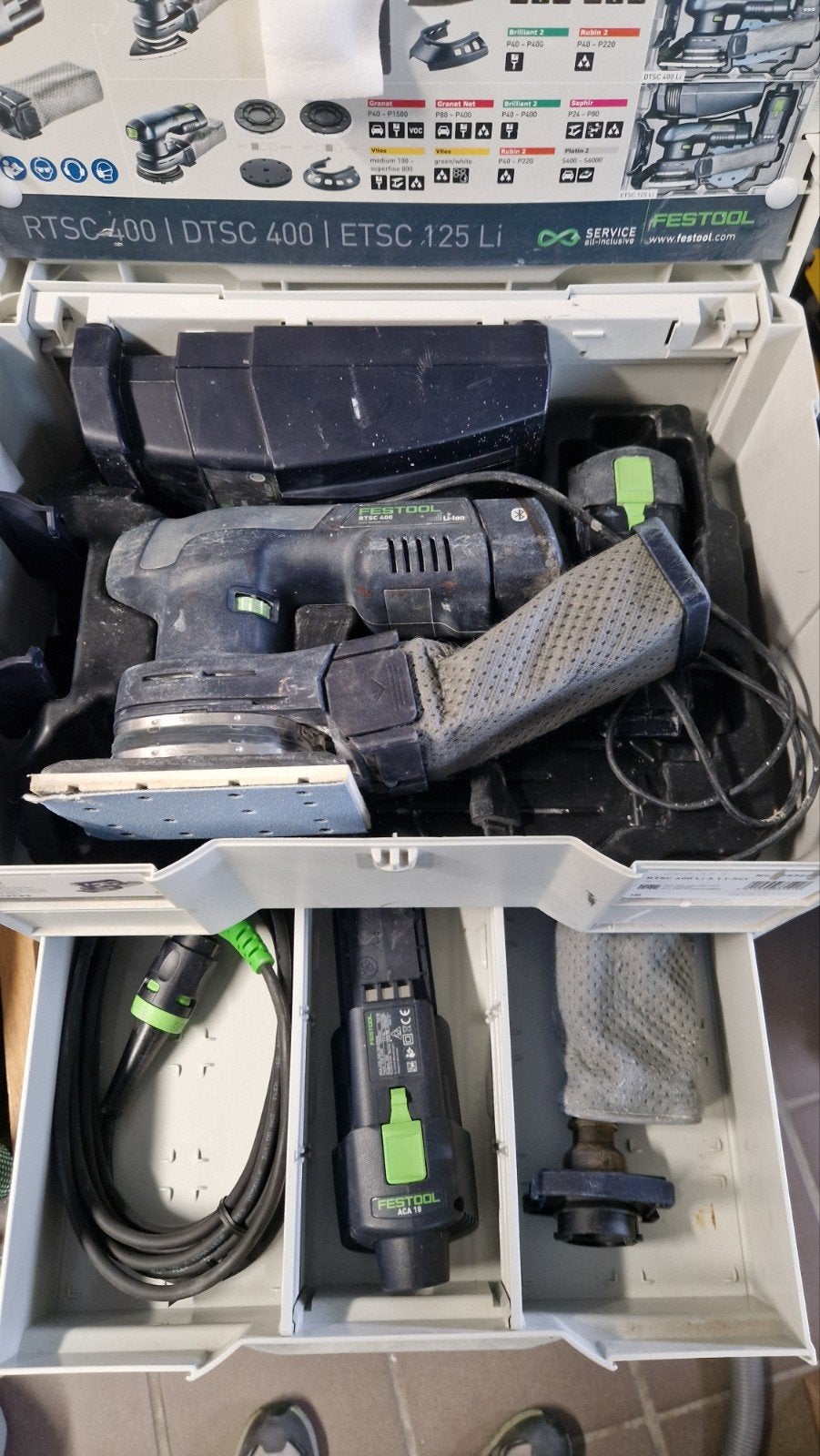 festool Ponceuse rtsc400 sur accu, Bricolage & Construction, Outillage | Ponceuses, Enlèvement ou Envoi