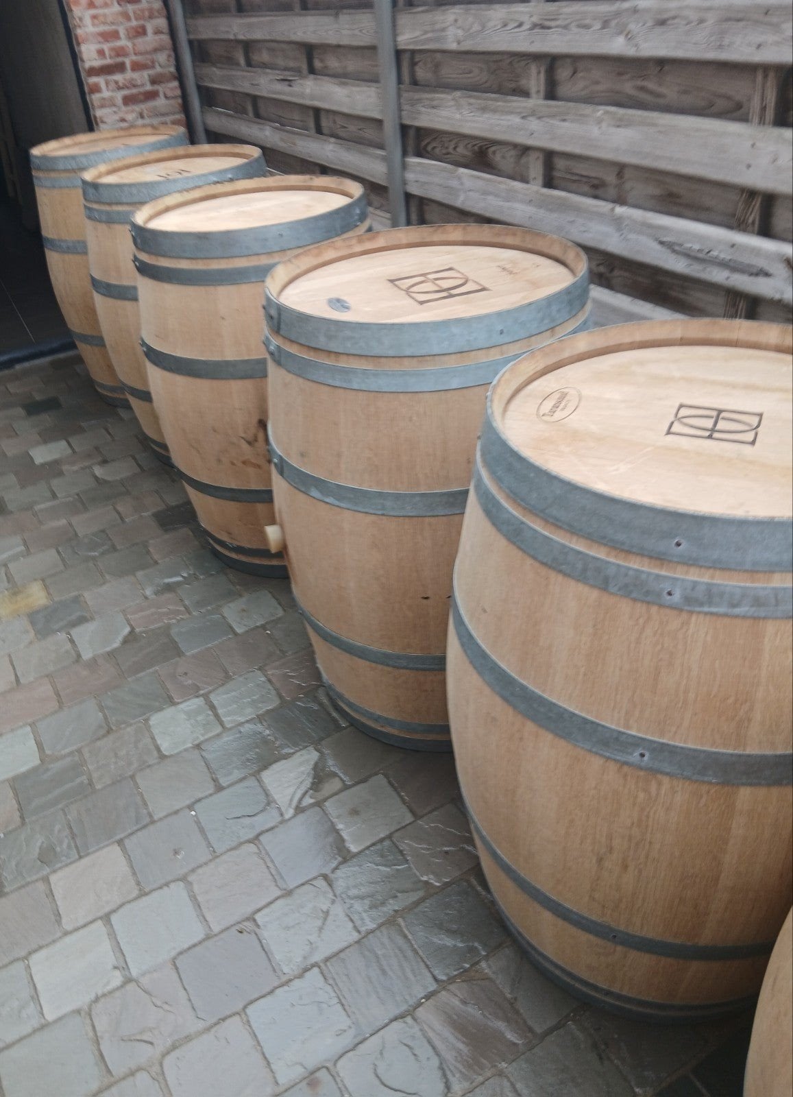 ‼️eiken wijntonnen aan onklopbare prijzen ‼️, Tuin en Terras, Ophalen