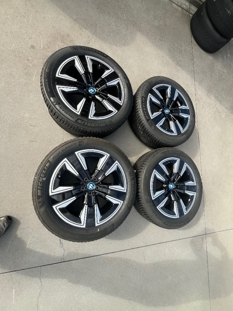 Bmw ix/x3 velgen nieuw!! Met nieuwe winterbanden!, Pneus hiver, Jante(s), 19 pouces, Enlèvement