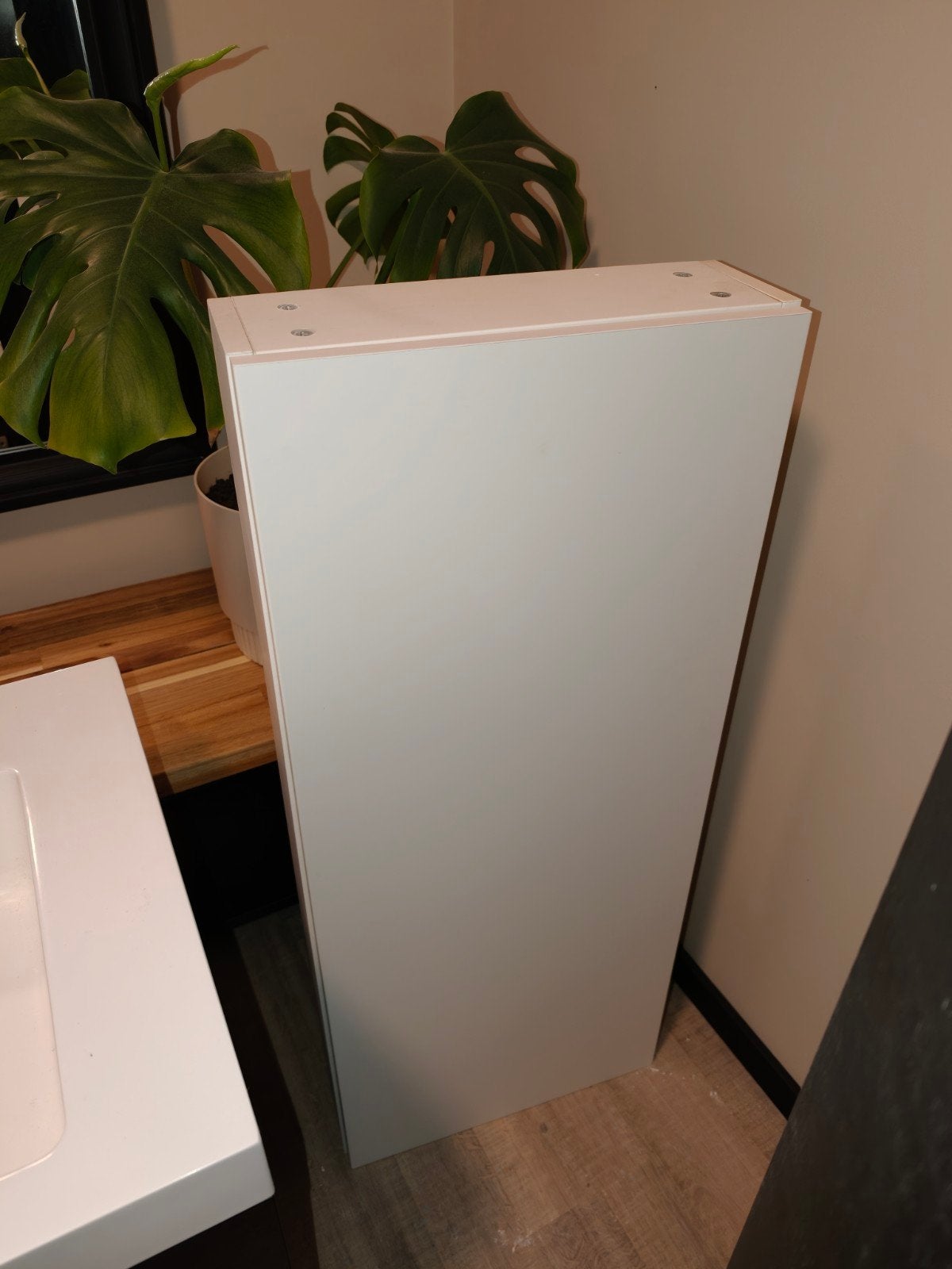 Ikea godmorgon ondiepe badkamer kast, Ophalen