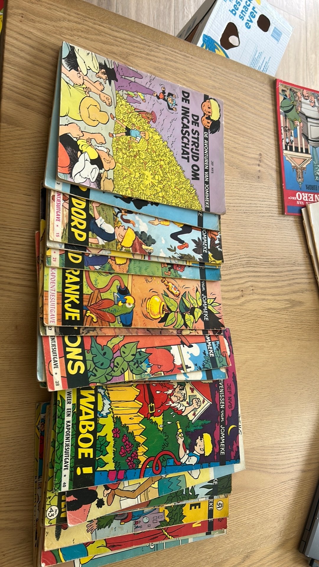 28 waardevolle strips jommeke zwart wit, Boeken, Ophalen, Zo goed als nieuw