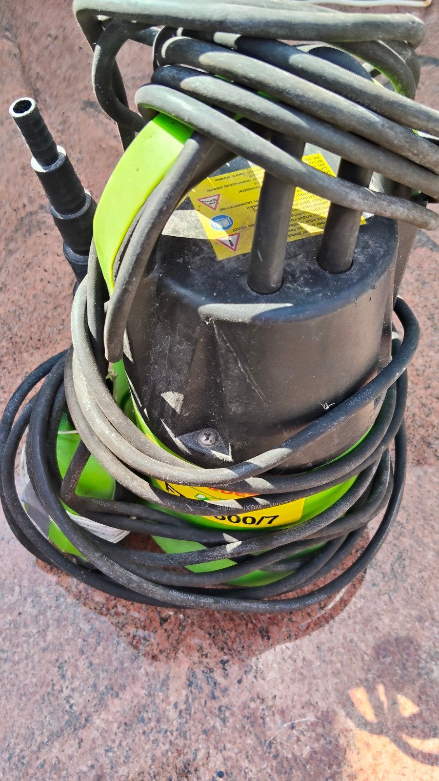 Dompelpomp groene kleur weinig gebruikt goed werkende staat, Bricolage & Construction, Outillage | Autres Machines, Enlèvement