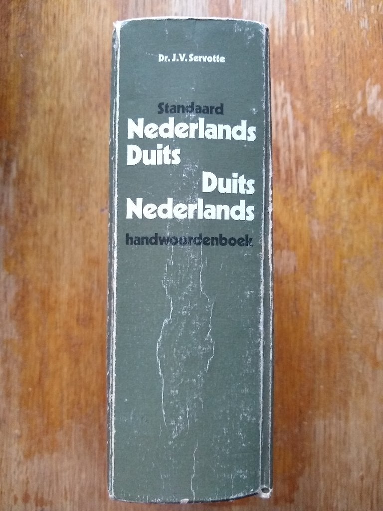 Standaard N-D en D-N handwoordenboek, Dr. J.V. Servotte, Prof. Dr. J.V. Servotte, Overige uitgevers, Duits, Ophalen