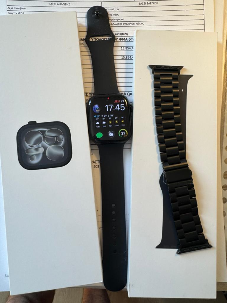 Swatch apple 11 46mm, Enlèvement ou Envoi, État, Comme neuf