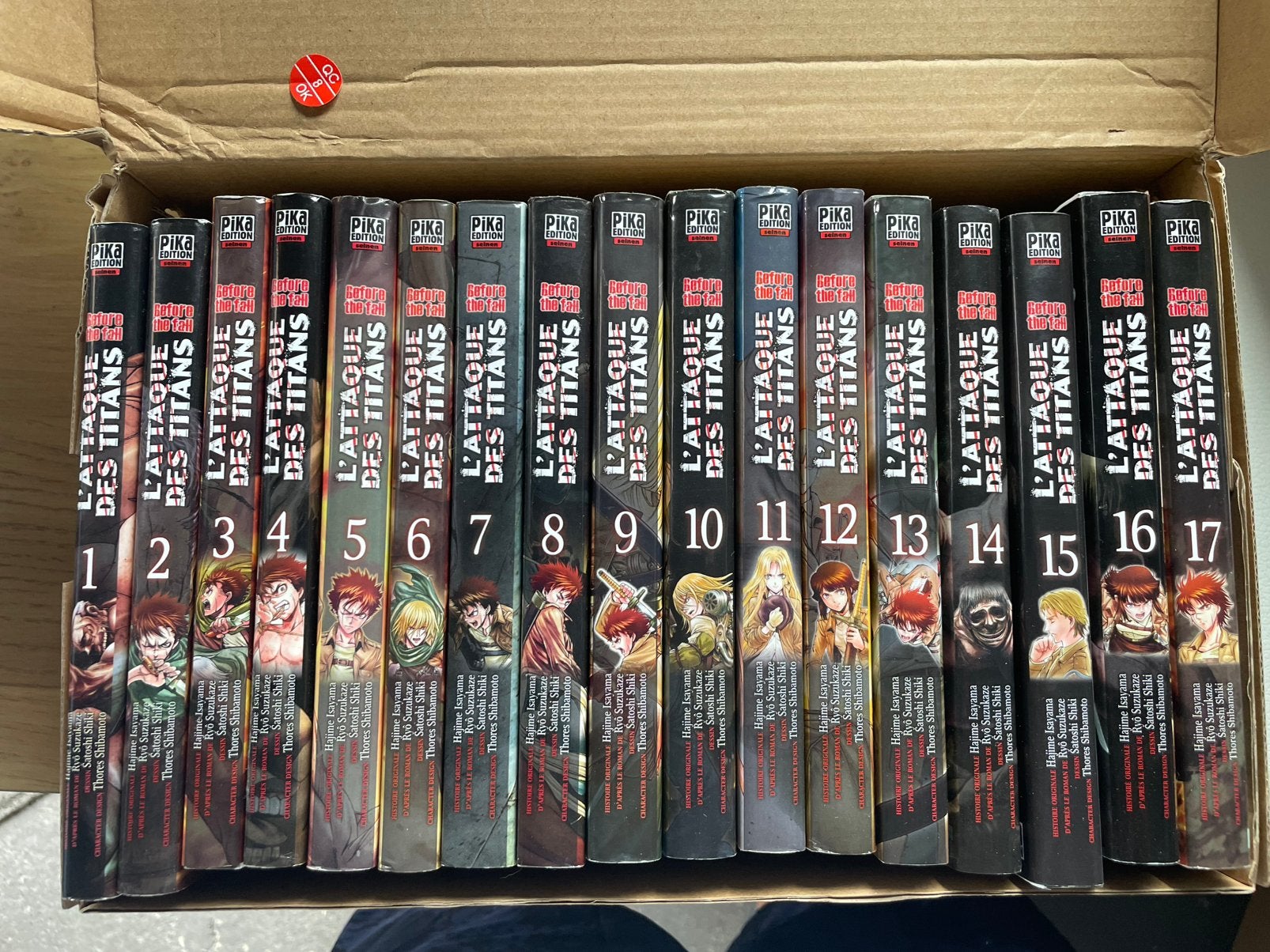 L'attaque des titans before the fall intégrale en 17 tomes, Enlèvement ou Envoi