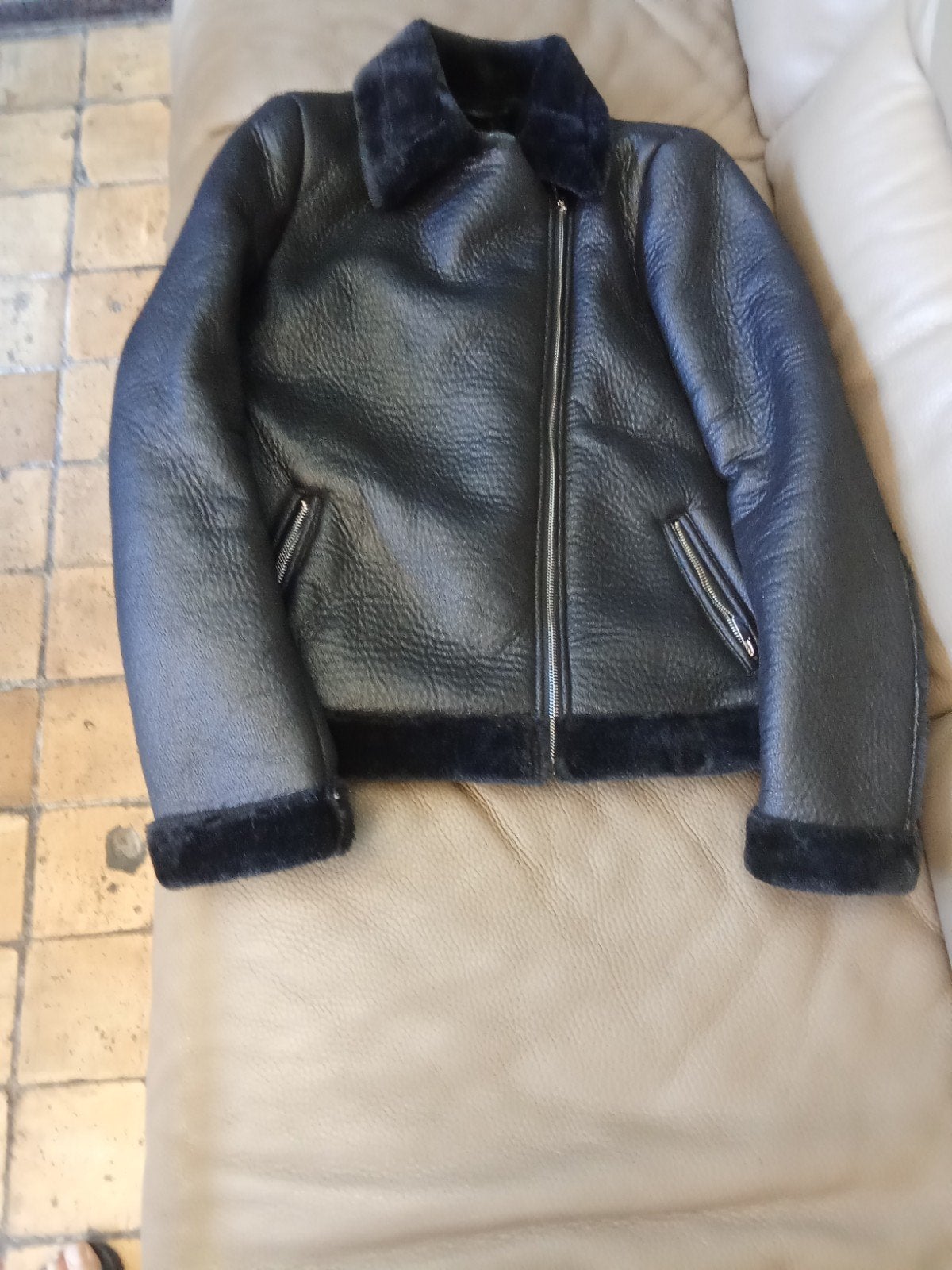veste noire pour femme style aviateur veste style aviateur, Vêtements | Femmes, Tqf, Enlèvement ou Envoi, Taille 38/40 (M), Noir