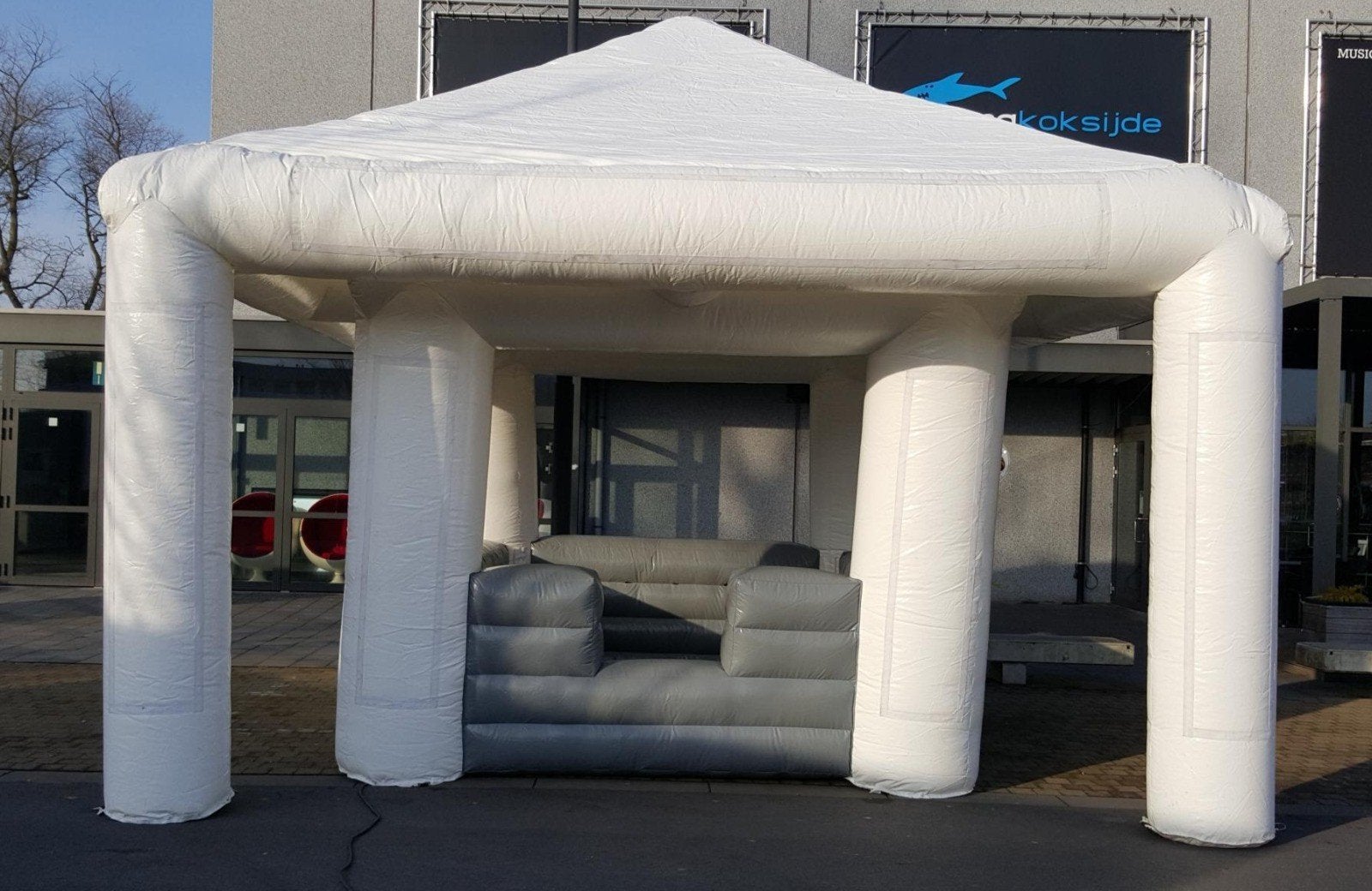 Opblaasbare blanco info balie, Tuin en Terras, Ophalen, Opvouwbaar, Overige typen, 2 meter of meer