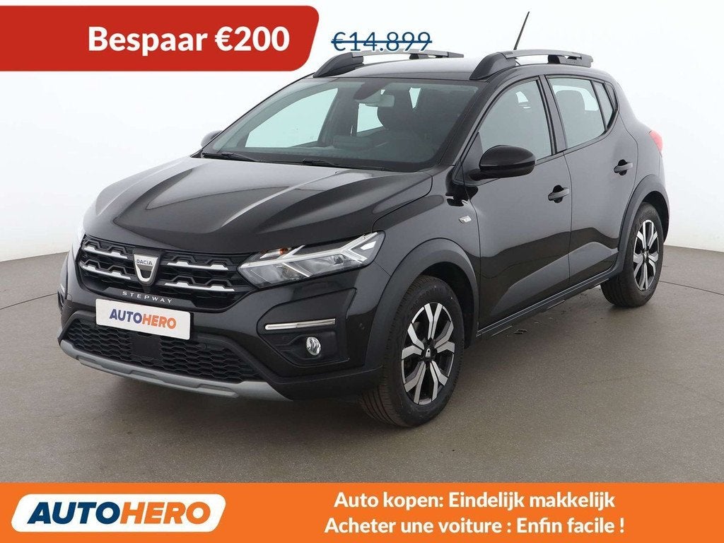 Dacia Sandero 1.0 TCe Stepway Comfort (bj 2022, automaat), Auto's, Stof, 91 pk, 1188 kg, 67 kW