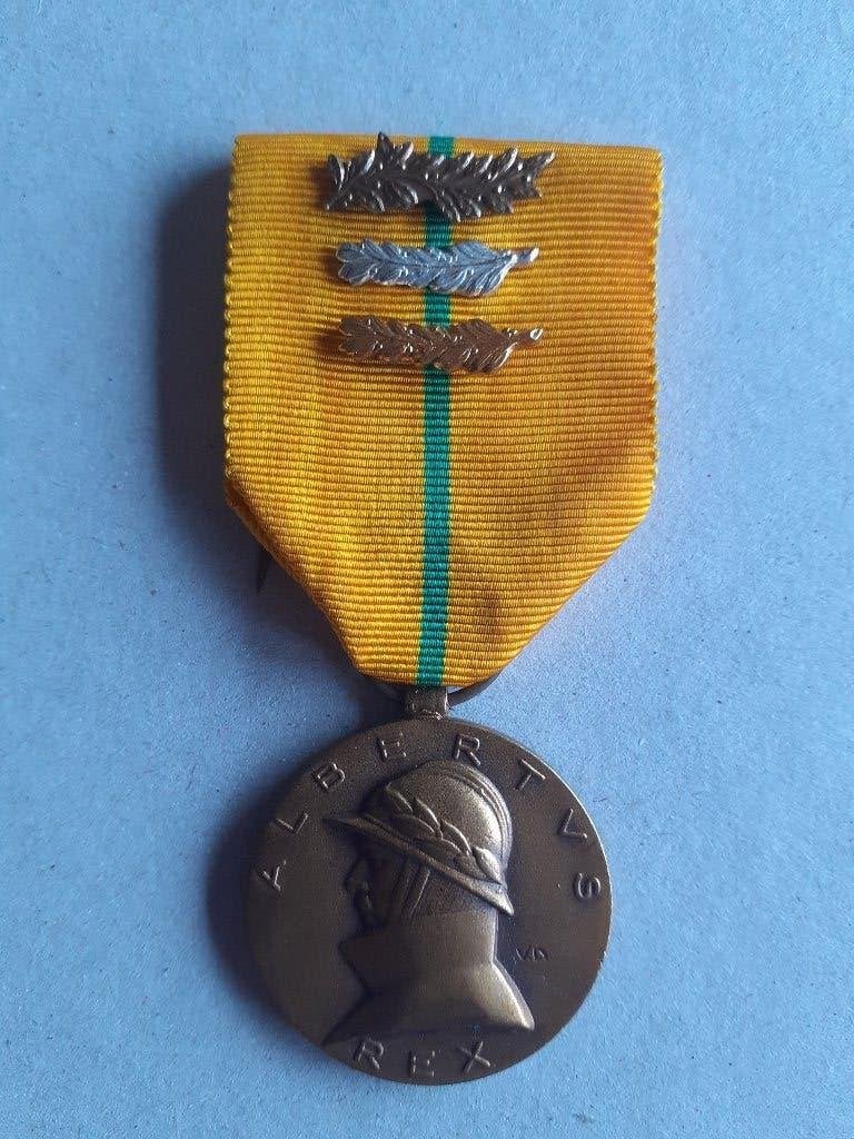 Ereteken Albert 1, Ophalen, Landmacht, Lintje, Medaille of Wings