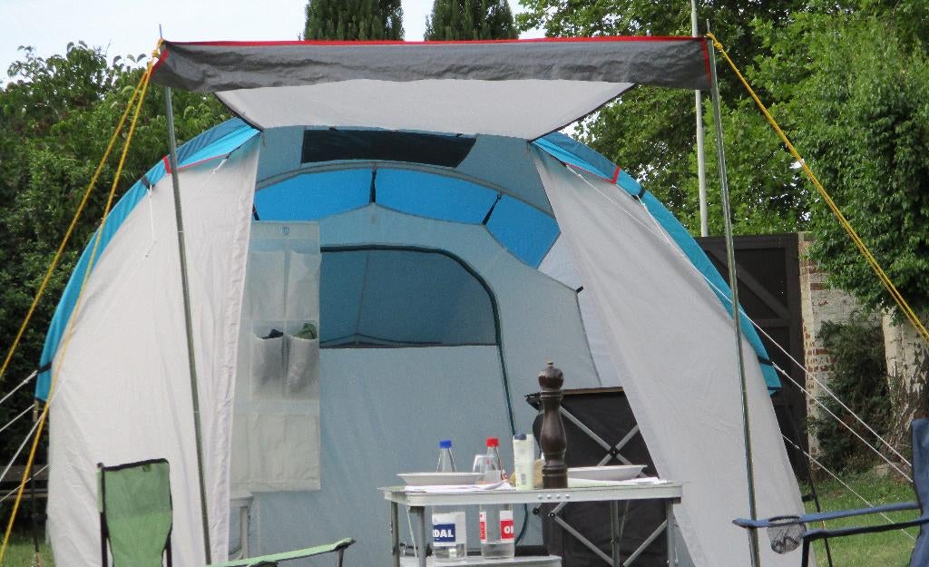 tent en alle toebehoren, Caravans en Kamperen, Tenten, tot en met 4, Zo goed als nieuw, Ophalen