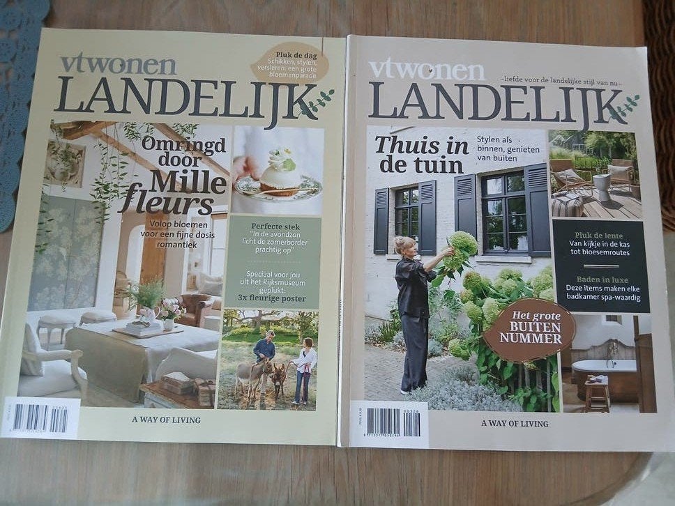 7 magazines landelijk/buiten en tijdloos wonen, Boeken, Ophalen of Verzenden
