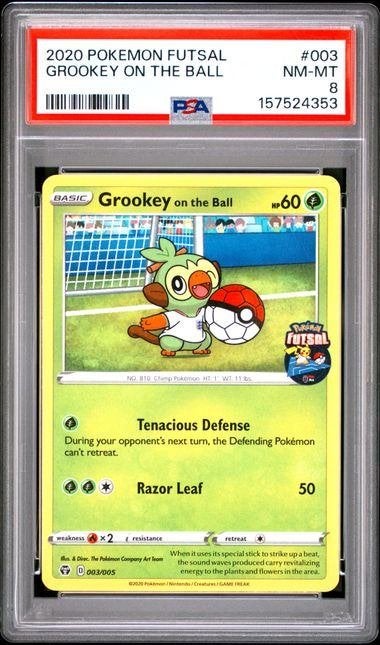 Grookey on the Ball FUT20 003 PSA 8, Enlèvement ou Envoi, Neuf, Cartes en vrac
