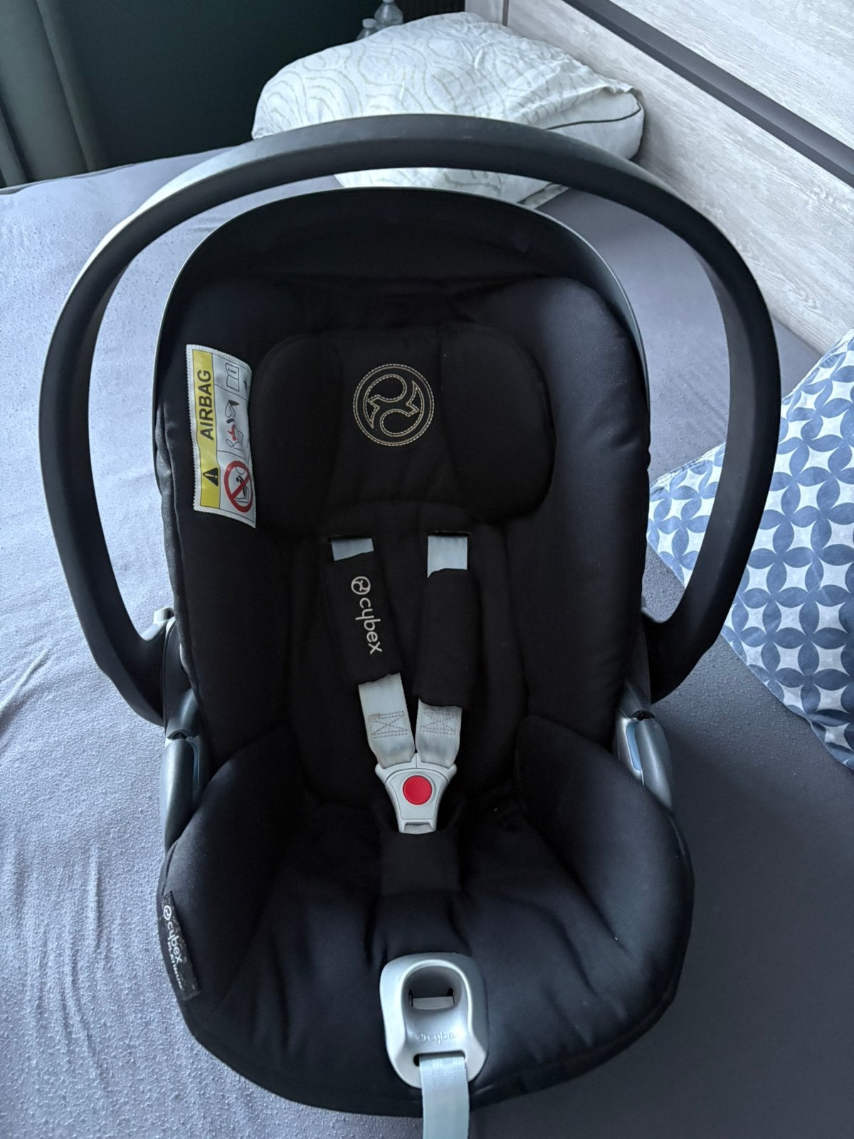 Cybex autostoel groep 0 te koop, Ophalen, Autogordel of Isofix, Gebruikt, Afneembare rugleuning