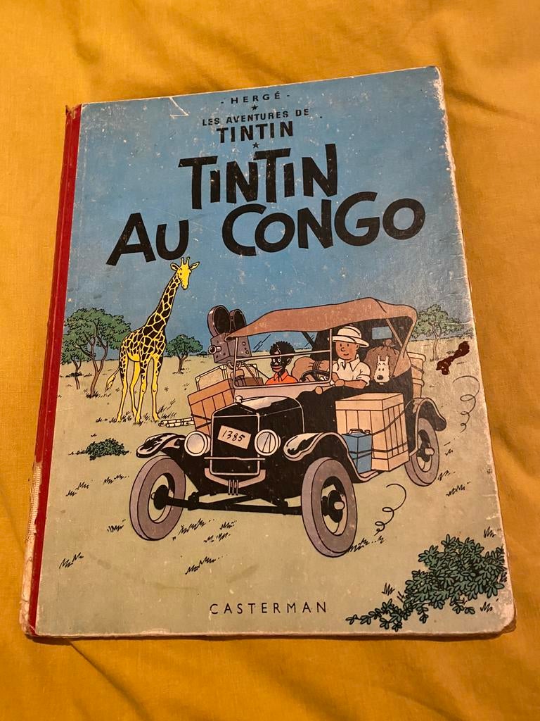 Tintin au Congo 1947, Livres, Une BD, Enlèvement ou Envoi, Utilisé