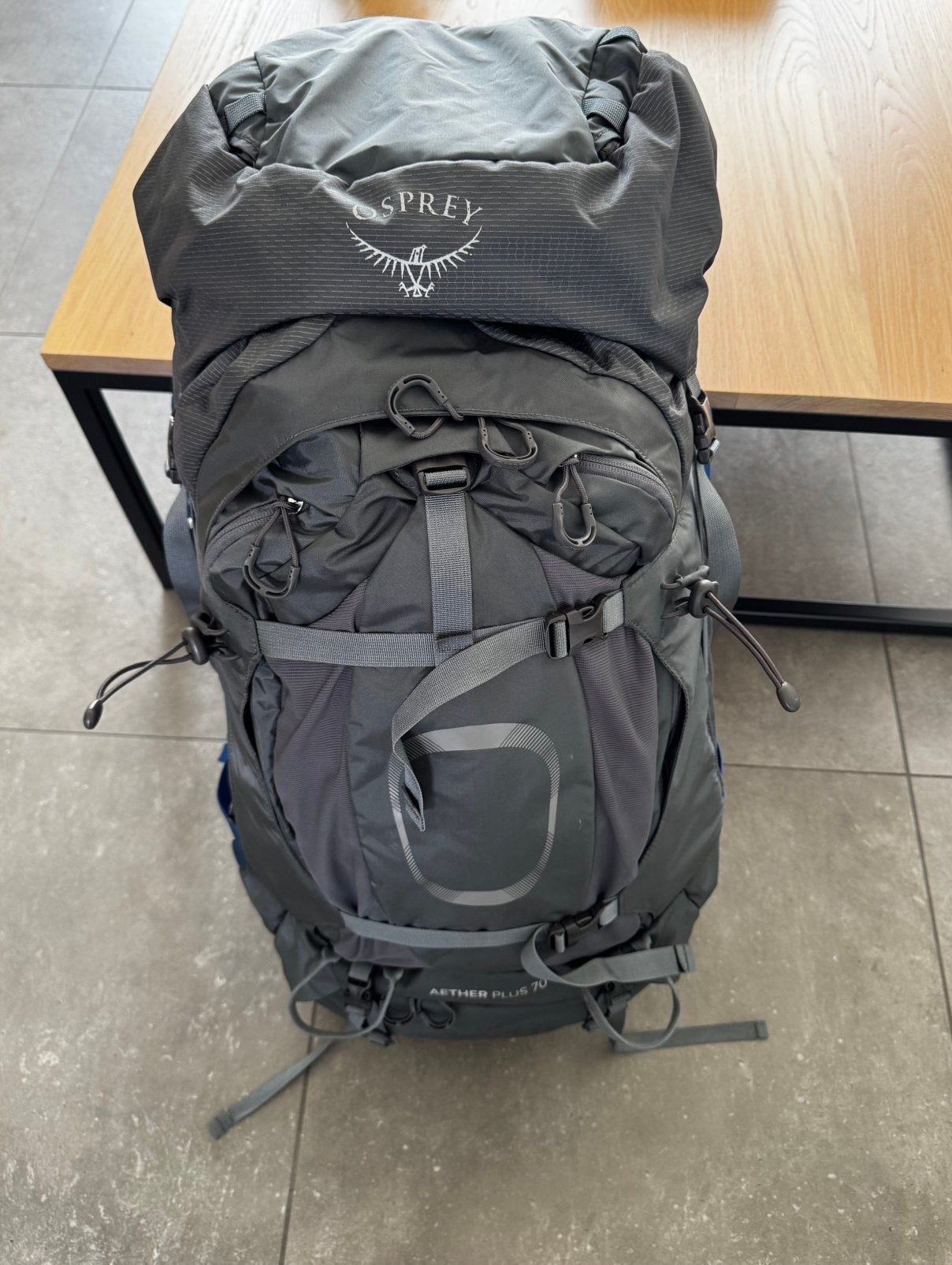 Osprey Aether Plus 70 trekkingrugzak, Ophalen, Nieuw