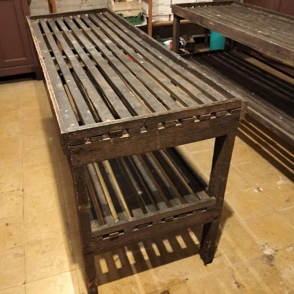 ANCIENNES CLAYETTES DE STOCKAGE POUR FRUITS ET LÉGUMES, Enlèvement