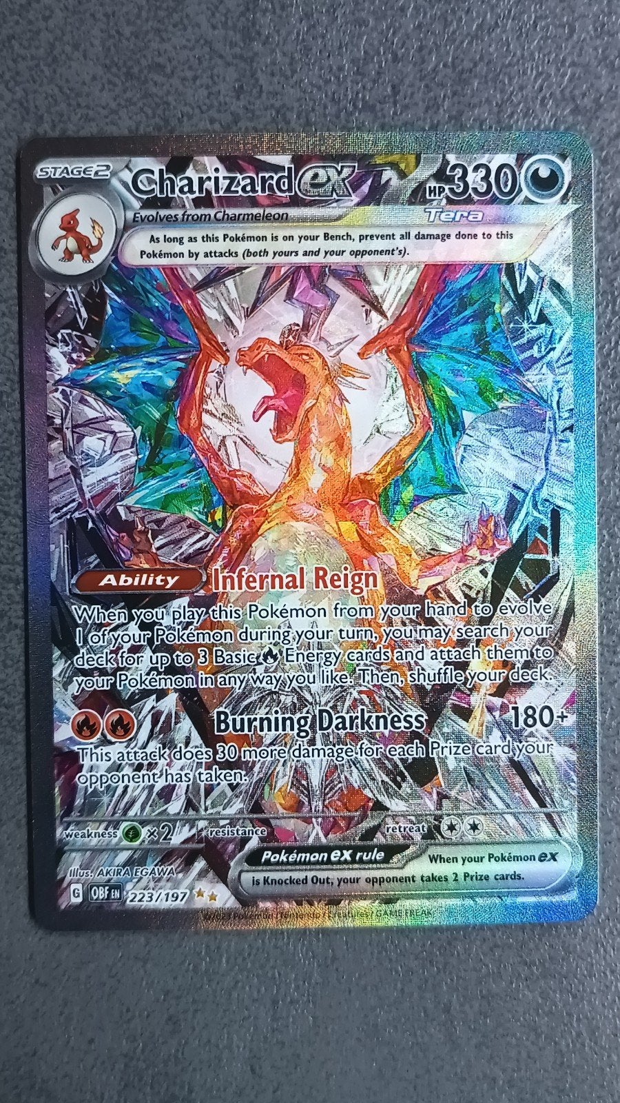 Charizard ex 223/197 Special Illustration Rare, Ophalen of Verzenden