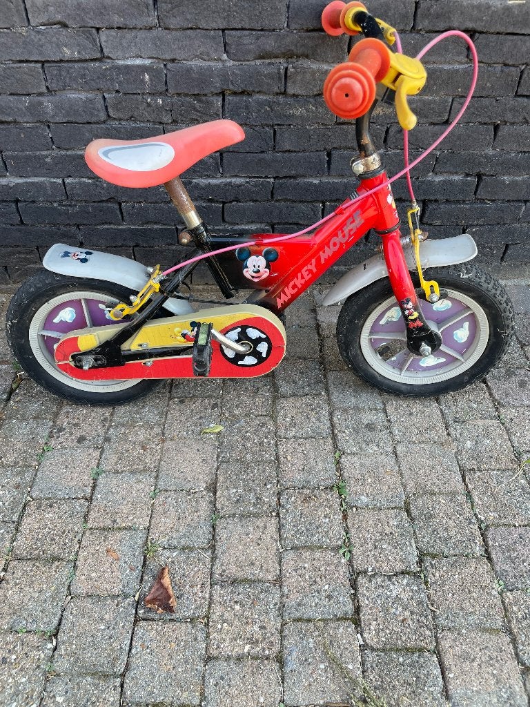 Kinderfiets Disney Mickey, Enlèvement, Utilisé, Moins de 16 pouces