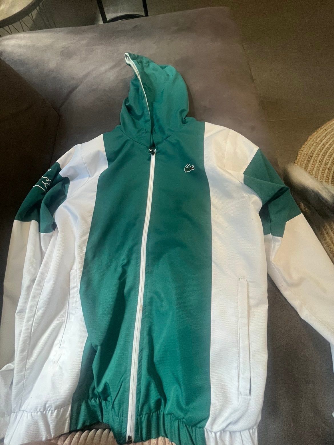 Lacoste jzs, Vêtements | Hommes, Vestes | Été, Enlèvement, Comme neuf, Taille 46 (S) ou plus petite, Blanc