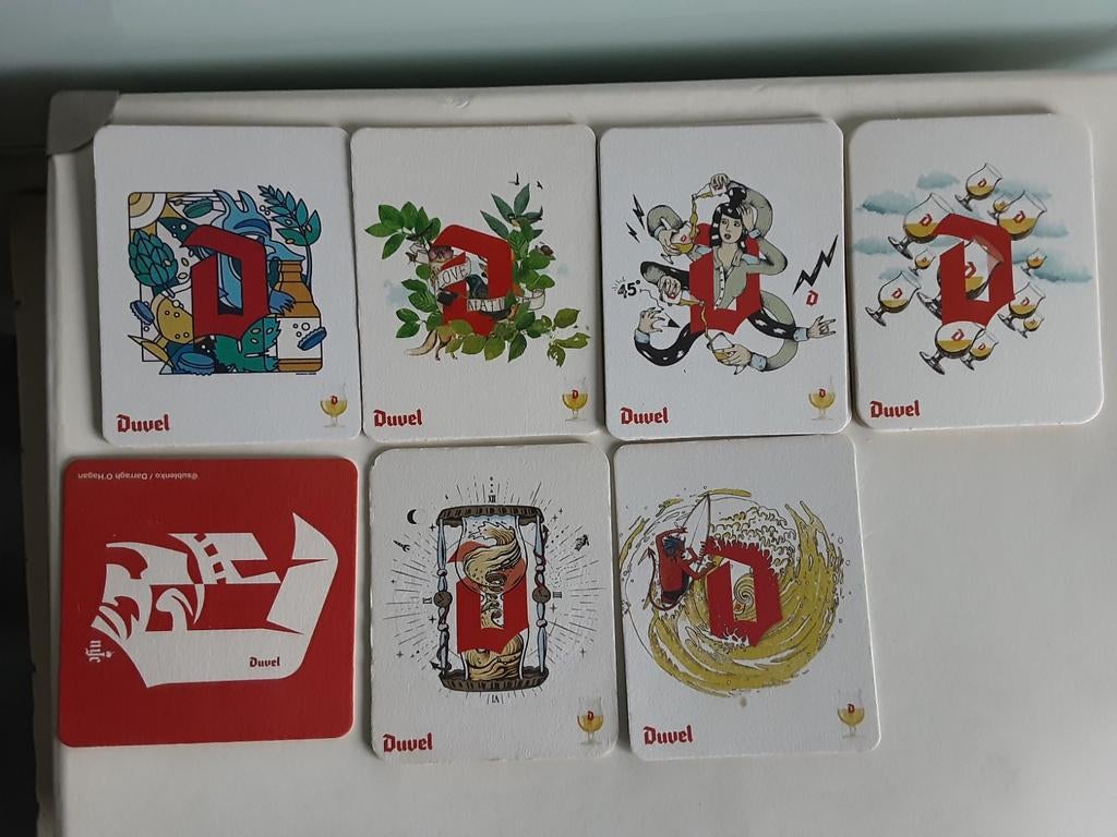 Bierviltjes van Duvel, Ophalen