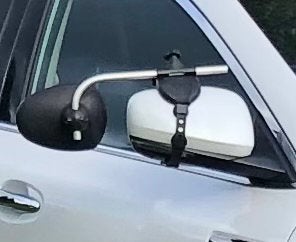 Caravanspiegels universeel, Ophalen, Gebruikt