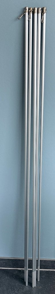 5 X trekstang voor paneelgordijnen, Huis en Inrichting, Ophalen, 111 cm, Metaal, Zo goed als nieuw