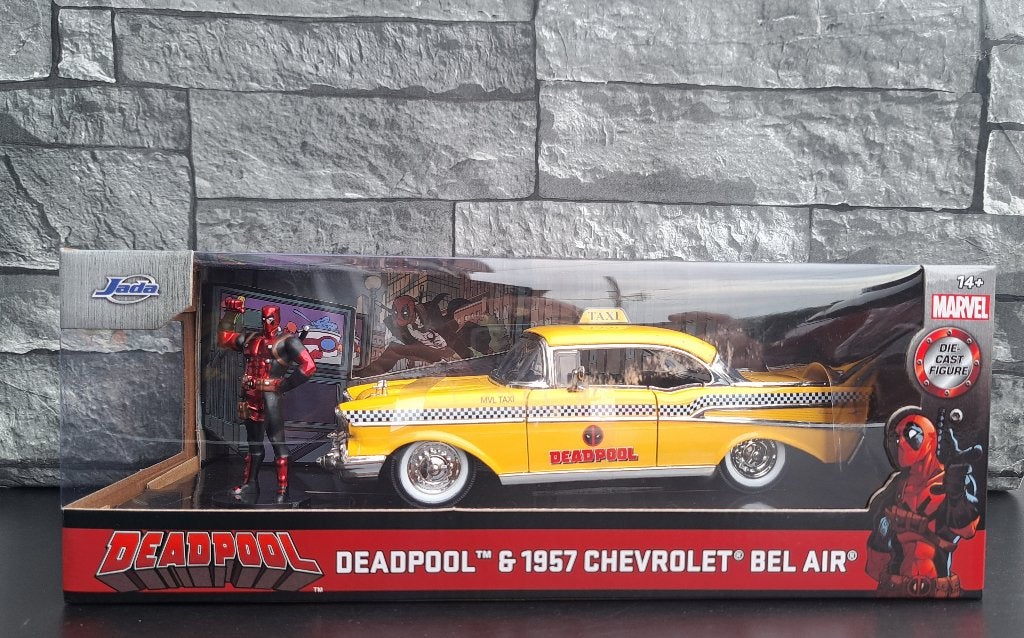 DEADPOOL chevrolet bel air 1/24ème, Neuf, Enlèvement ou Envoi, Voiture, Jada toys
