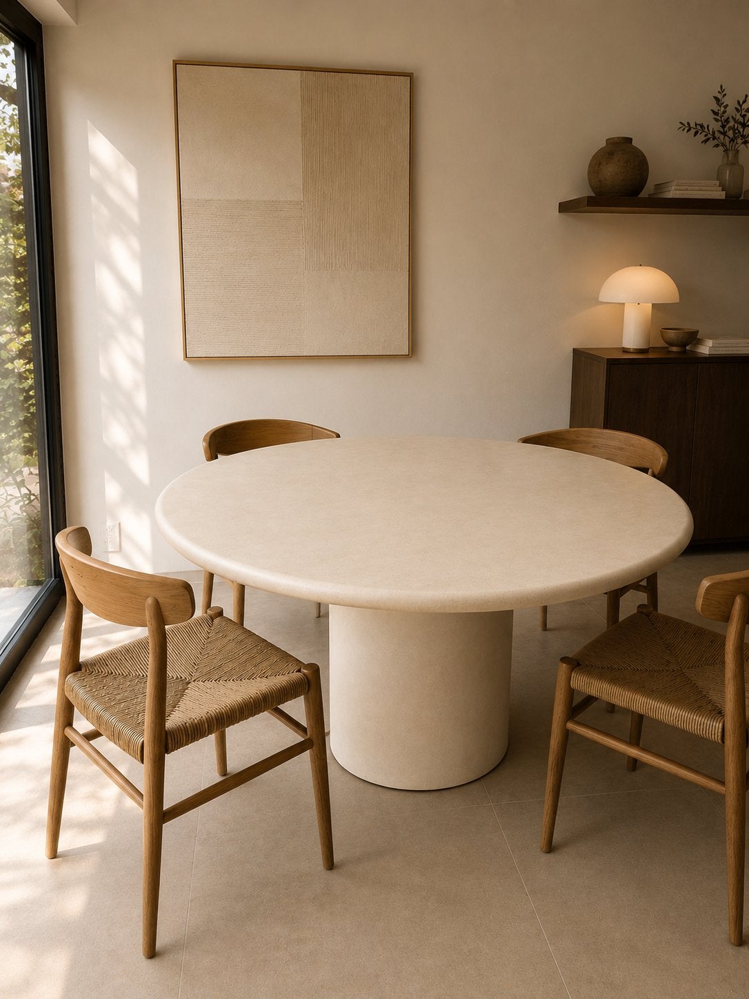 MORTEX tafel rond - nieuw, Huis en Inrichting, Overige materialen, Rond, Nieuw, Ophalen of Verzenden