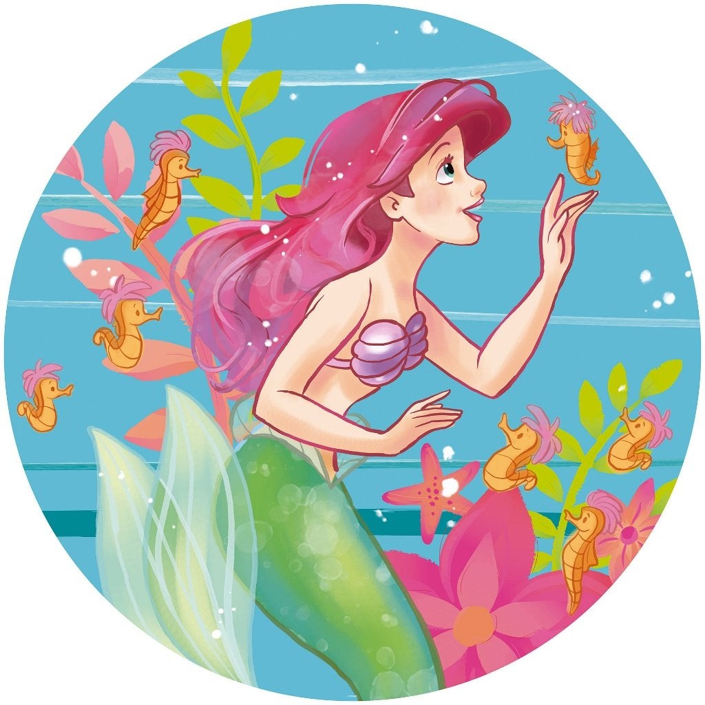 Disney Princess Muursticker Ariel Zeemeermin - Gratis Verzen, Verzenden, Wanddecoratie, Meerkleurig, Disney