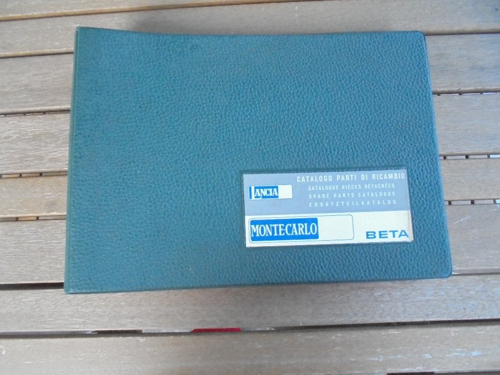 Lancia Beta Montecarlo onderdelenboek, Ophalen of Verzenden
