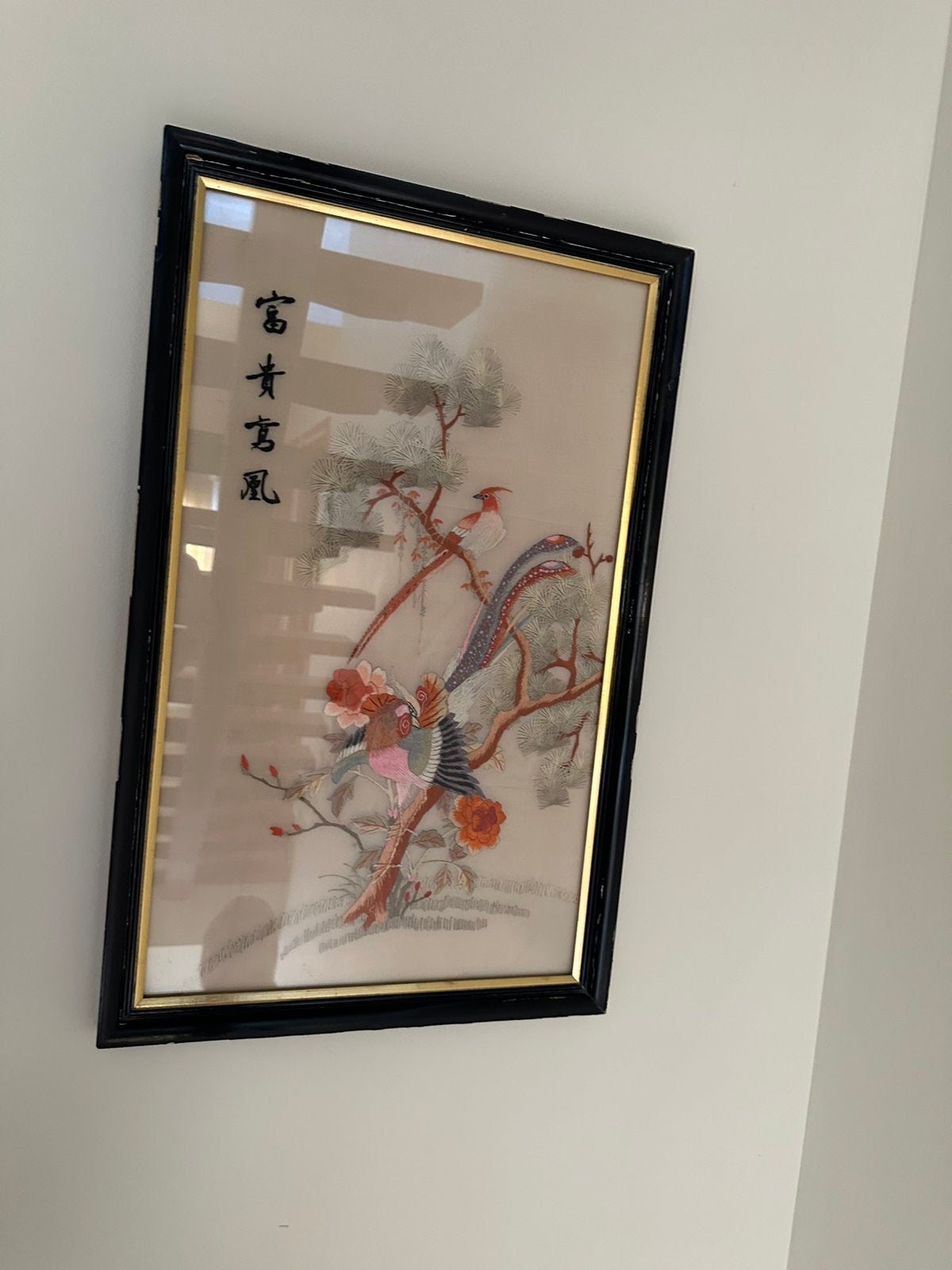 Œuvres d'art d'Asie de l'Est — oiseaux et fleurs, Antiquités & Art, Enlèvement ou Envoi