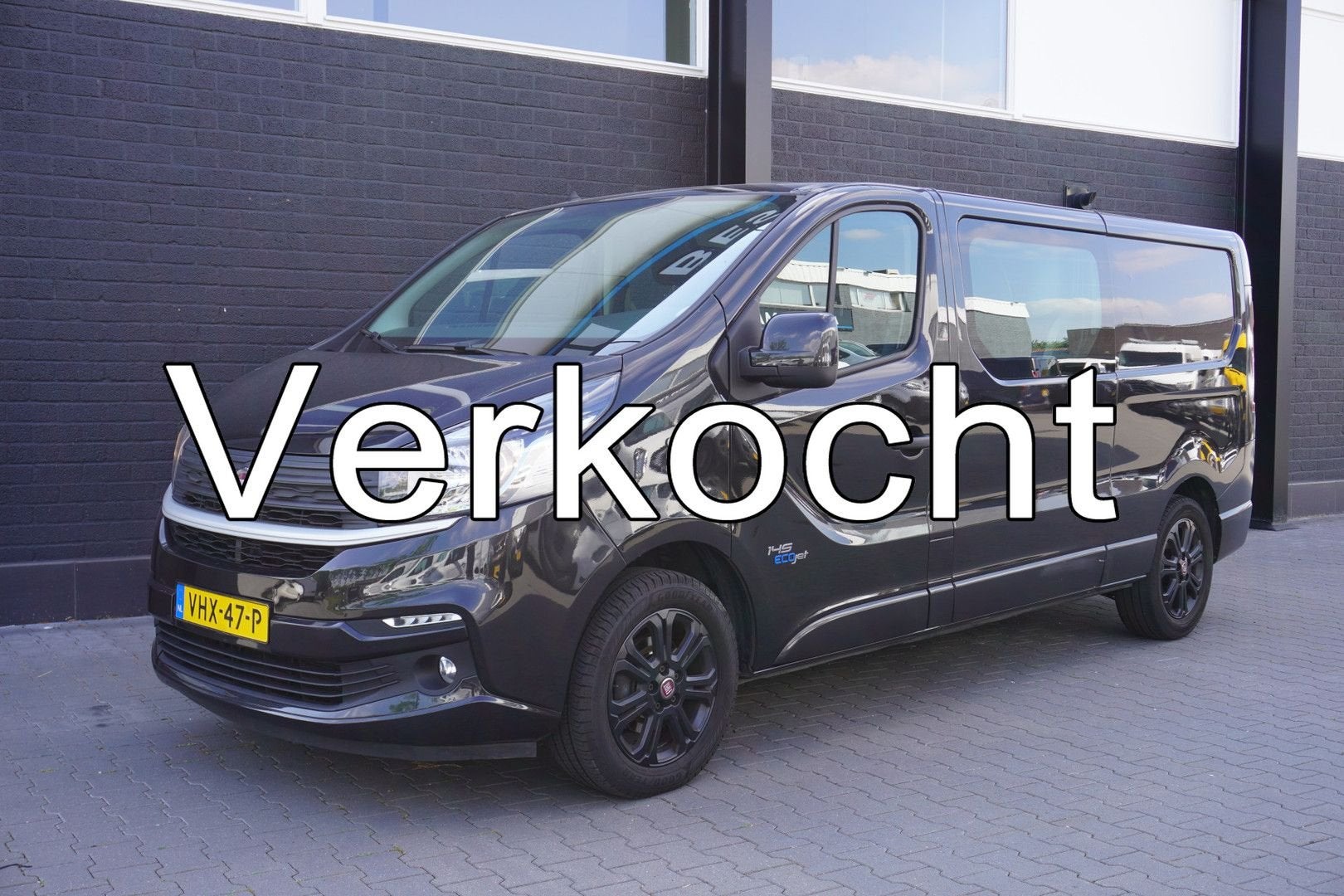 Fiat Talento 2.0 MJ 145PK L2 Dubbele Cabine EURO 6 - Airco -, Zwart, Bedrijf, Onderhoudsboekje, Parkeersensor